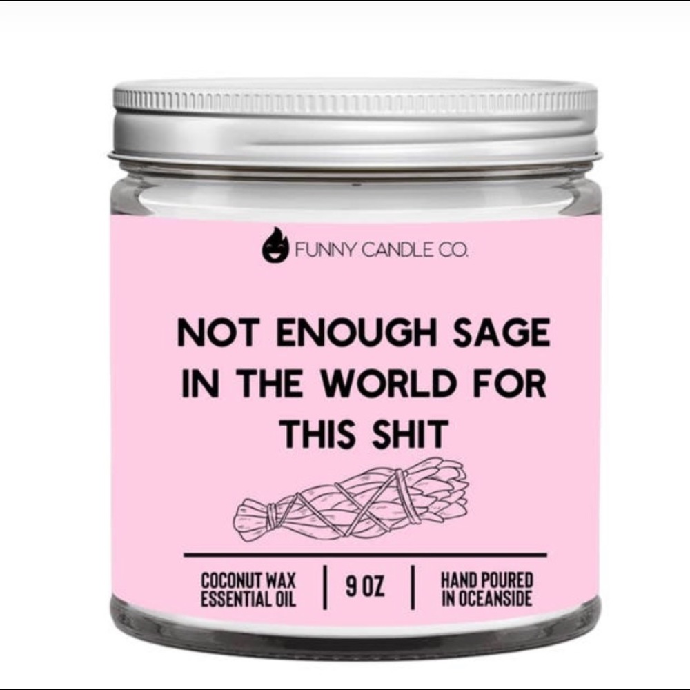 Not Enough ...... 9 oz. Candle BRAND NEW